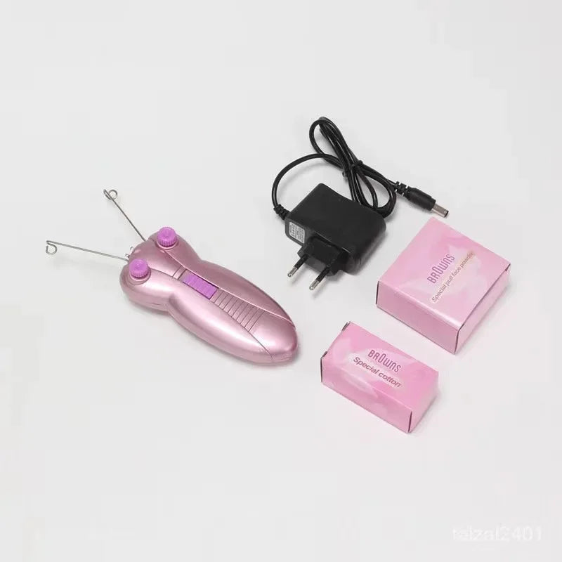 New Hair Remover Professional Electric Female Body Facial Hair Remover Cotton Thread Epilator Razor Lady Beauty Care Machine