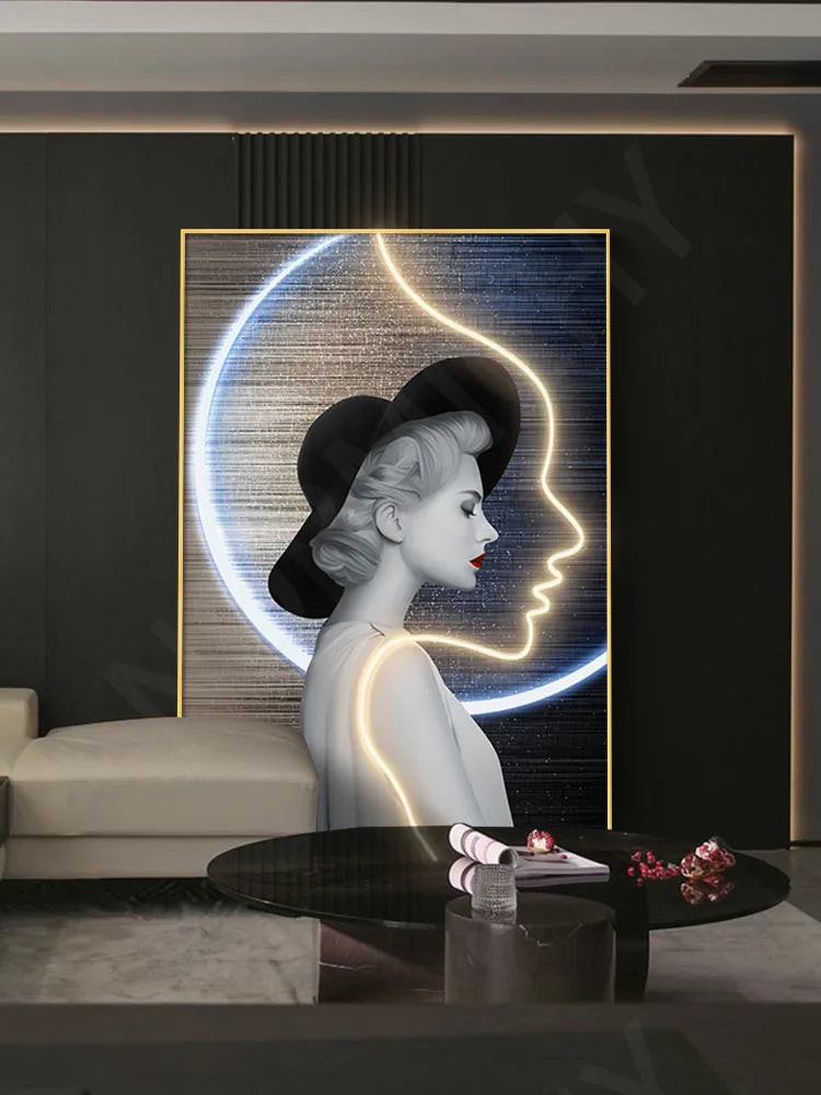 Modern Wall Lamp Fixture Luxury Art Decoration Beauty Led Lamp Living Room Dining Room Dining Room Bedroom Hanging Painting