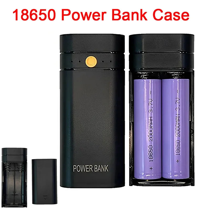 5V 18650 Battery Charger Portable Power Bank Kit DIY USB Fast Charging Power Bank Shell Case Box Power Bank Charge Storage Box