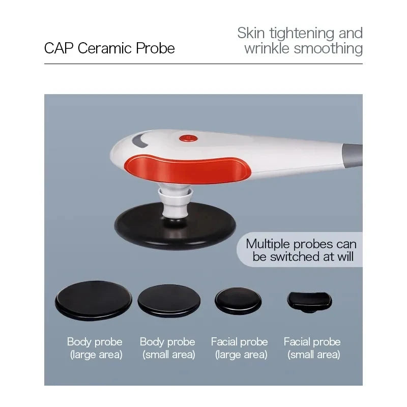 Portable 448KHZ RF Tecar Therapy RET CET Diathermy Body Sliming Machine Pain Relief Skin Tightening Indiba