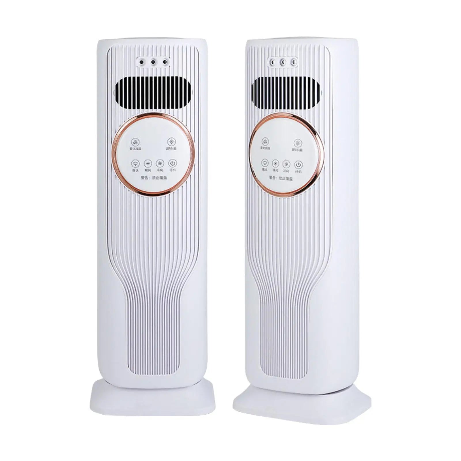 Three Level Ventilation Portable Fan Heater with Water Ice Tank for Home Bedroom Air Conditioning