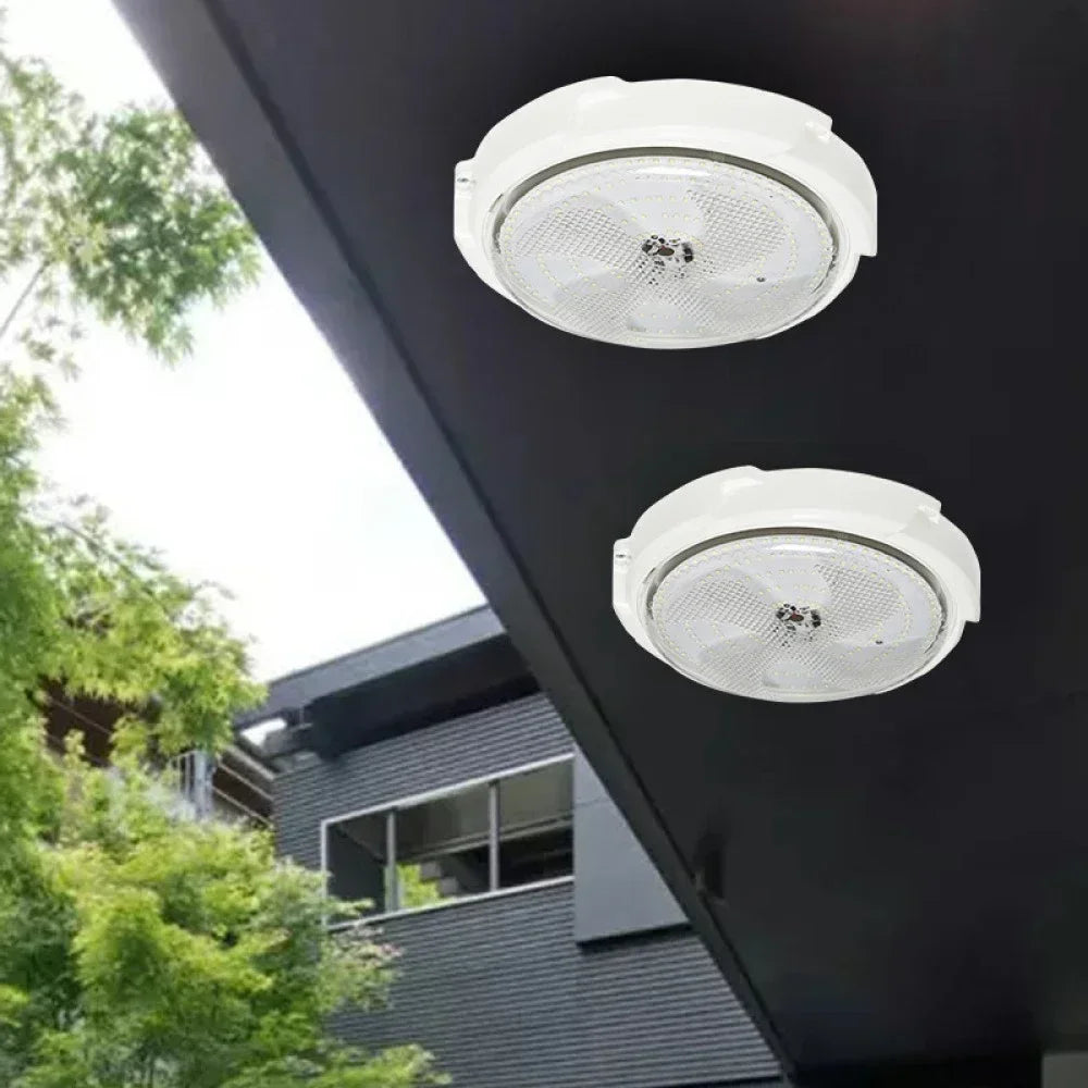 LEDSolar Ceiling Light Indoor Bedroom Corridor Garden Lighting With Remote Control Dimmable Timing Waterproof Solar Ceiling Lamp