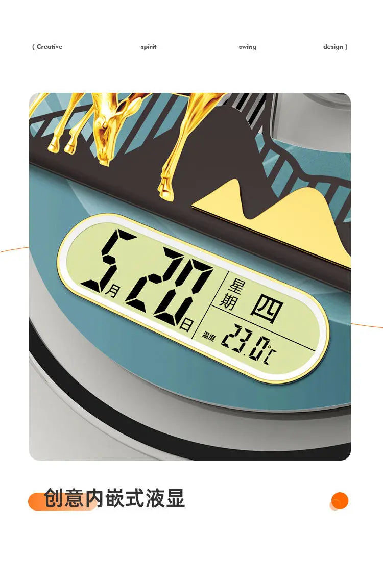 Luxury Wall Clock Living Room Modern Luxury Timepiece Creative Home Clock Wall Lamp Reloj Digital Pared Home Decoration Unusual