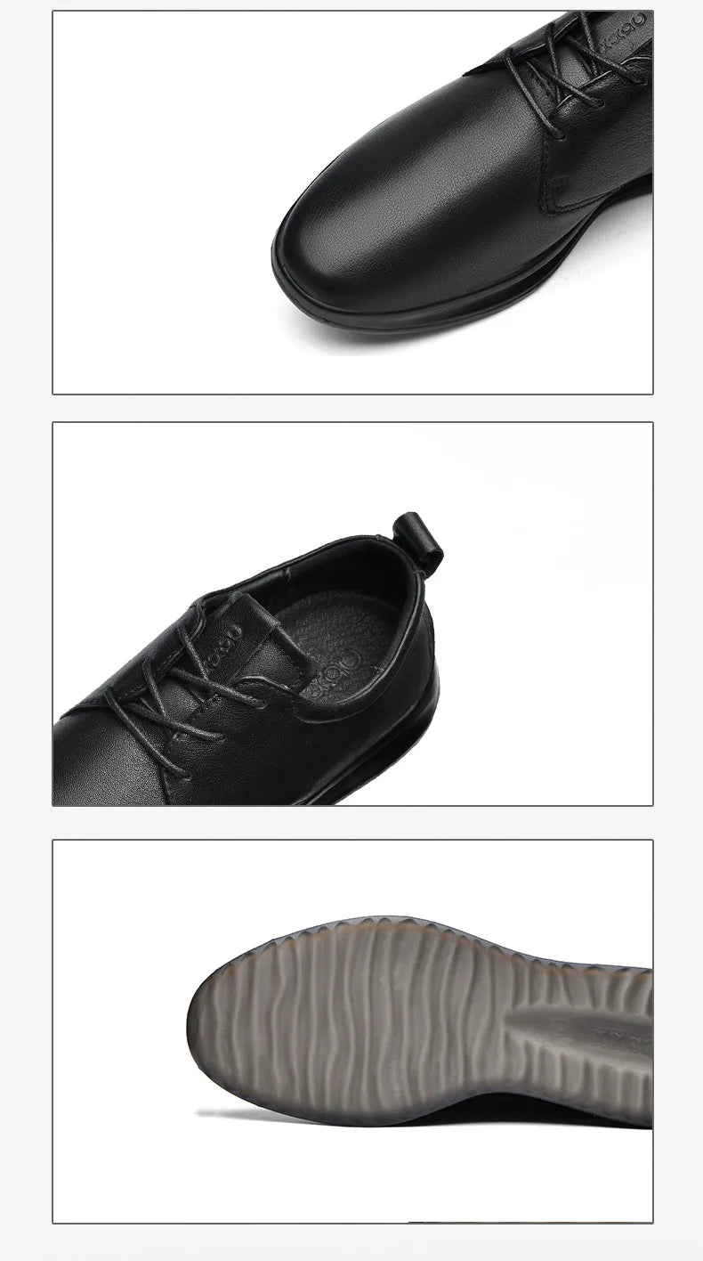 High-end genuine leather men shoes outdoor casual sneakers fashion business shoes for men zapatillas hombre sapato