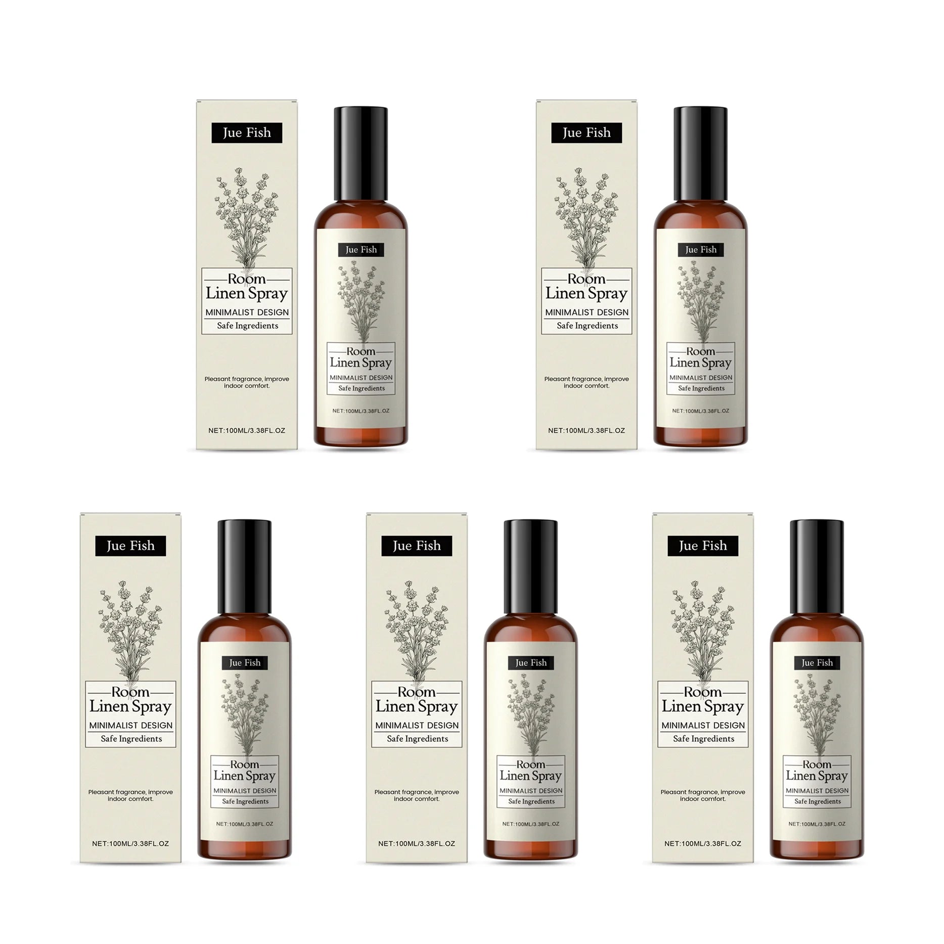 Indoor Lavender Fragrance Spray - Long-Lasting Freshness Improves Indoor Air Quality Household Deodorant And Air Freshener 100ml
