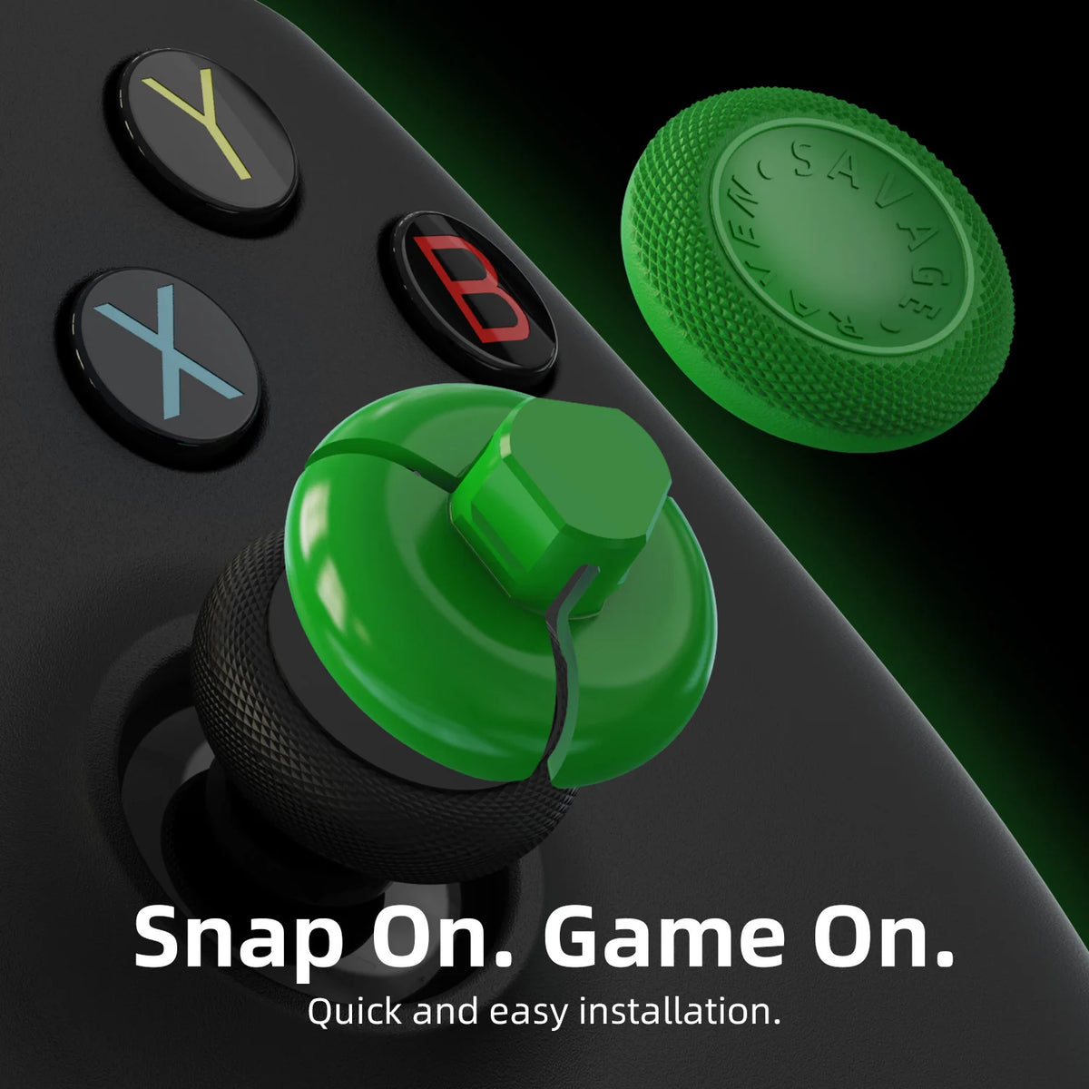 Skull & Co. Joystick Cap Thumb Grip Set FPS CQC Thumbstick Cover for ROG XBOX Ally X and Xbox Controller