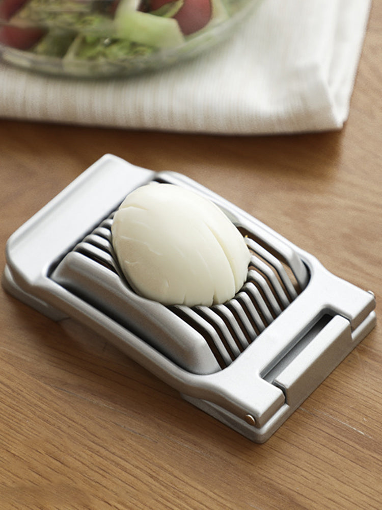 Multifunctional Egg Cutter Aluminium Alloy Egg Slicer Sectioner Cutter Mold Flower-Shape Luncheon Meat Cutter Kitchen Gadgets