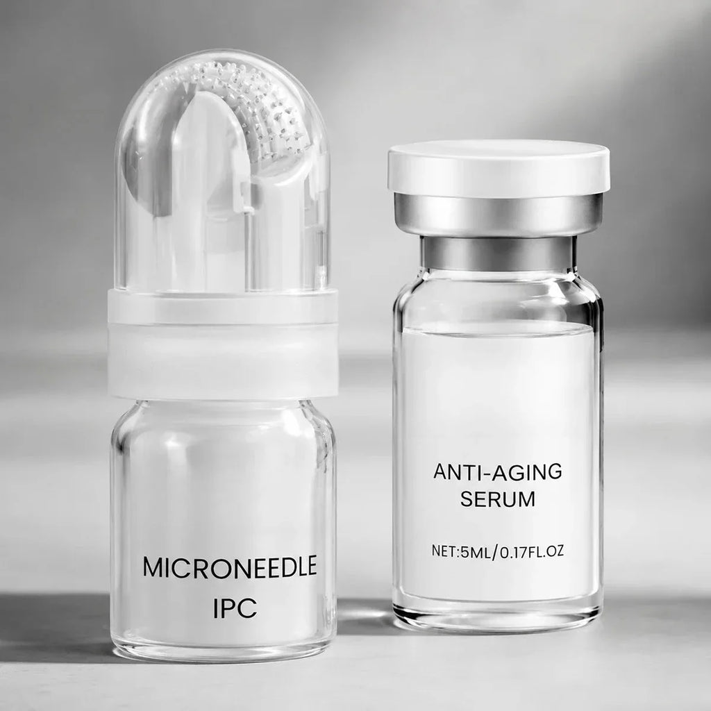 Korean Micro‑Molecule Anti‑Aging Serum Kit Collagen & Hyaluronic Acid Anti‑Wrinkle Firming Pore Refining Hydrating Facial Care