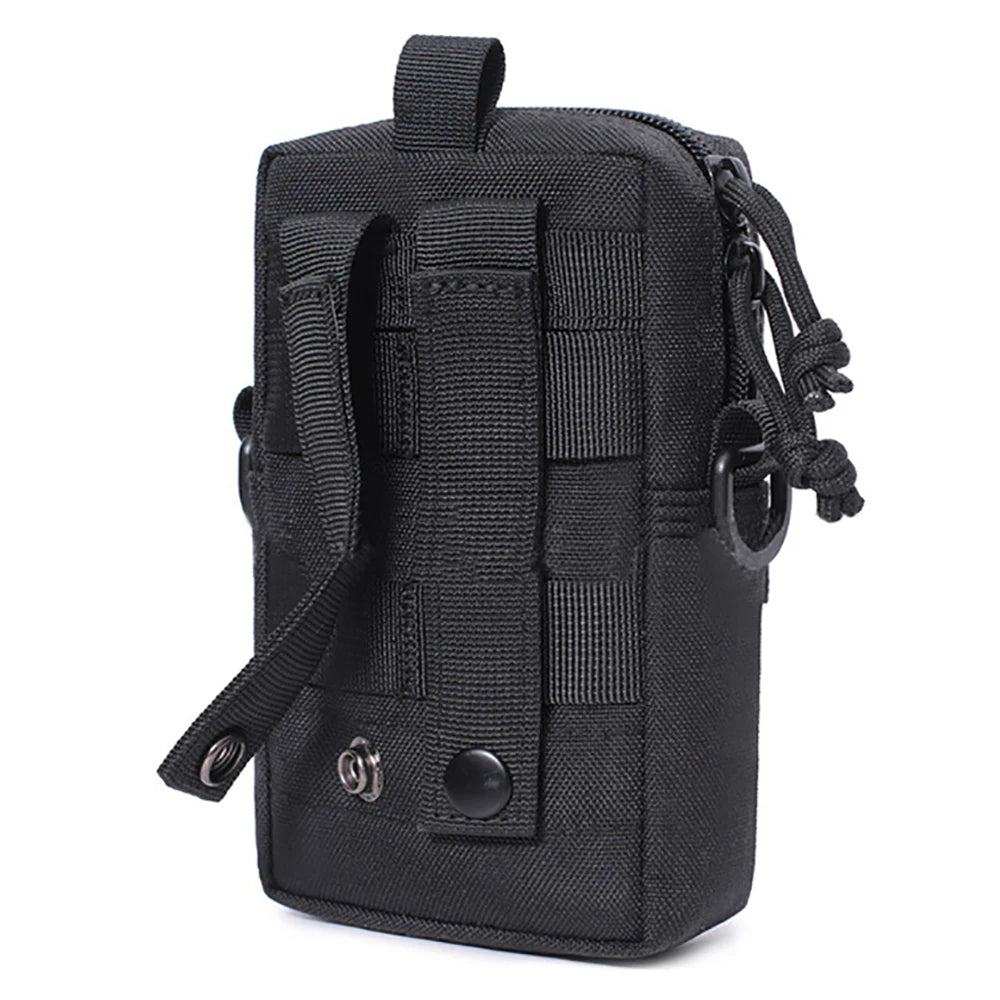 Molle EDC Belt Pouch Water Bottle Bag Kettle Carrier Outdoor Hunting Sports Phone Holder Camping Hiking Organizer Waist Pack Bag