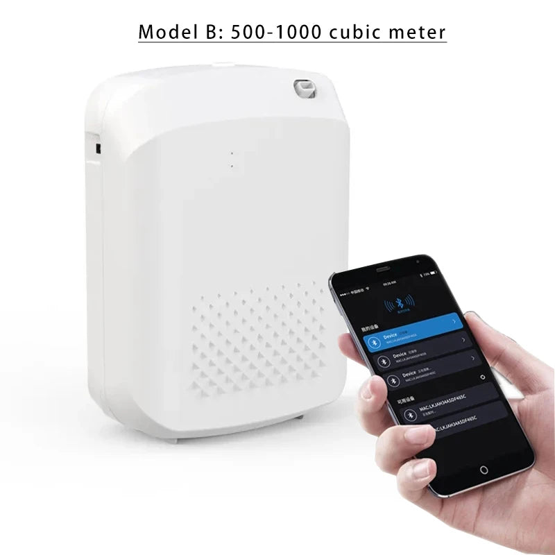 Room Fragrance Diffuser Wall Mounted Hotel Air Freshener Bluetooth Flavoring Diffuser For Essential Oil Electric Smell For Home