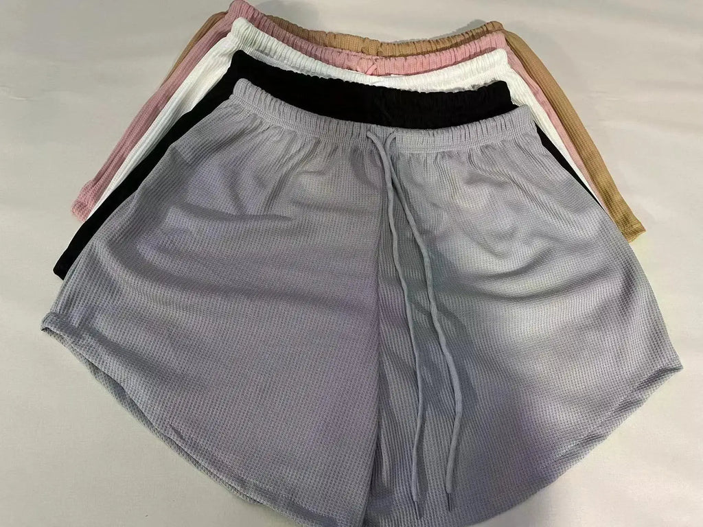 Women Gym Fitness Running Shorts Women's Summer Thin Style Loose Casual Large Size Wide Leg High Waist A-word Sports Hot Pants