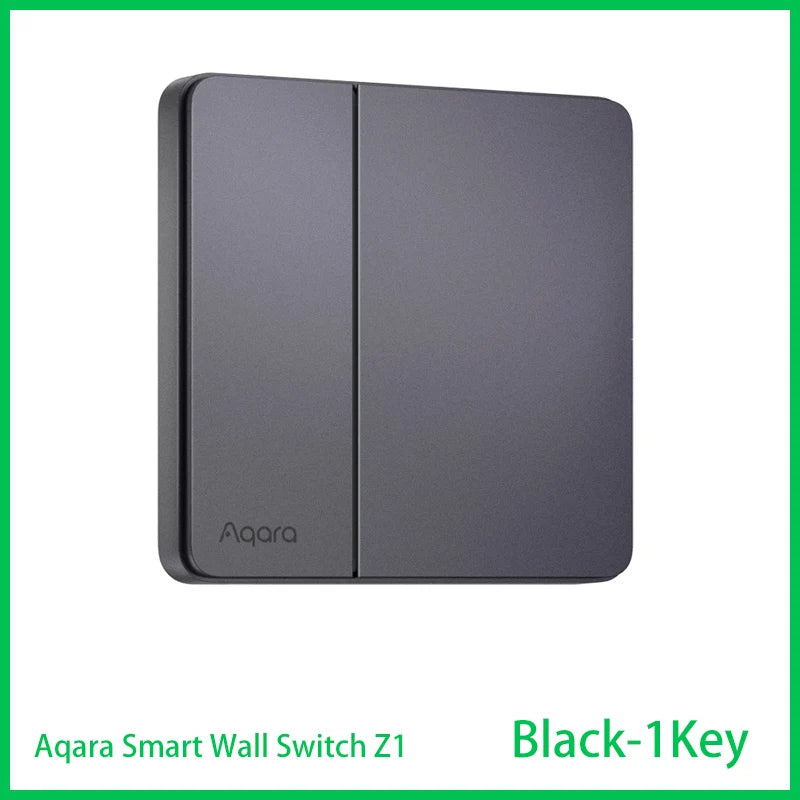 Aqara Z1 Smart Wall Switch ZigBee 3.0 More Control Switch Single Live/Neutral Wire Key Light Button for Smart Home HomeKit APP