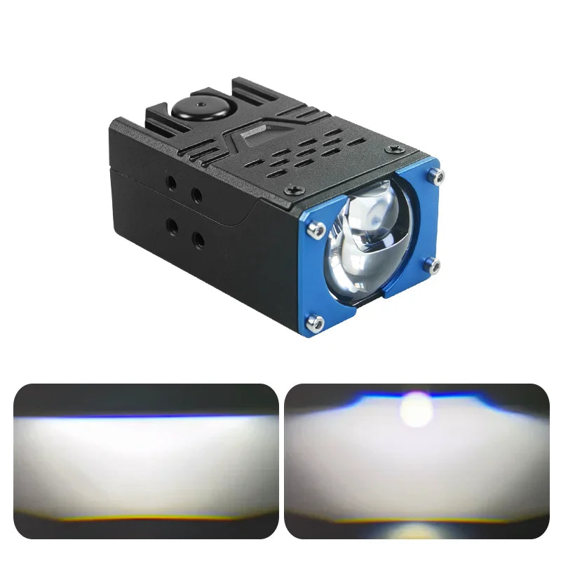 130W Car Grille Spotlight Projector Len Light 80000LM Super Bright Work Lights Motorcycle Lorry Truck Auxiliary Spotlight 6000K