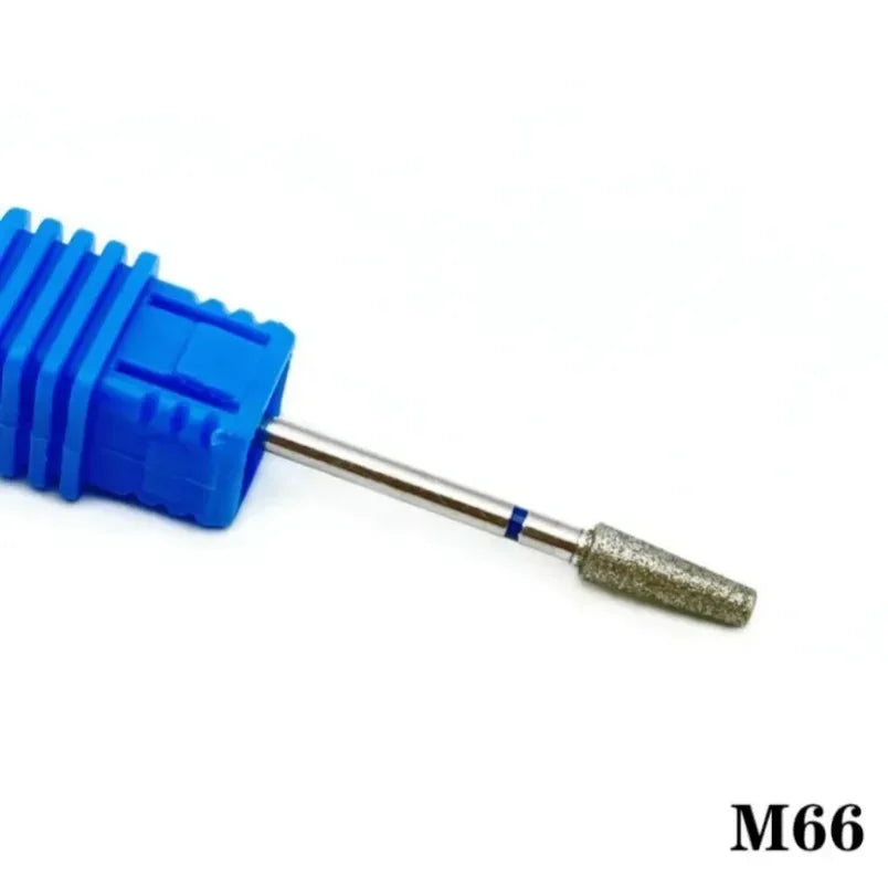 Flame Cone Cuticle Clean Nail Drill Bit 3/32'', Professional Safety Carbide Diamond Nail Bit Nail Cleaner for Cuticle Dead Skin