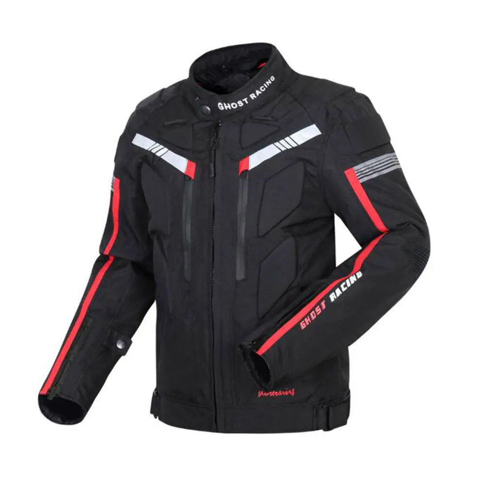 Winter Warm Motorcycle Jacket Cold-proof Waterproof Motorbike Motocross Riding Jacket Men's Chaqueta Moto Protective Gear M-5XL