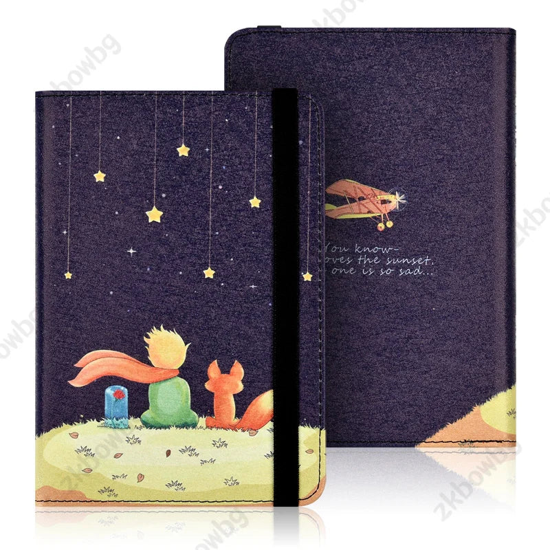 Universal Case for Kindle 4 Kindle 5 D01100 K4 K5 K4S K4B 2012 2014 Kindle 7th Voyage Paperwhite 4 3 2 1 Ebook Cute Case Cover