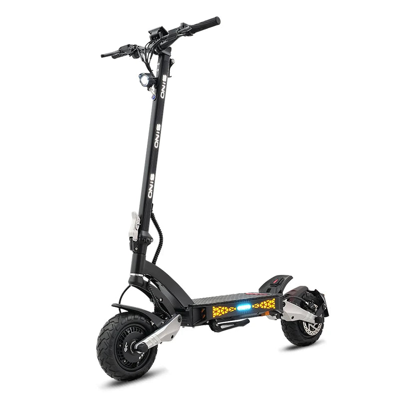 Foldable Electric Scooter for Adults, Motor 3000W*2, 50V 23Ah Battery, Long Range 50-70 Miles, 10" Off-Road Tires, High Power Commuter Scooter
