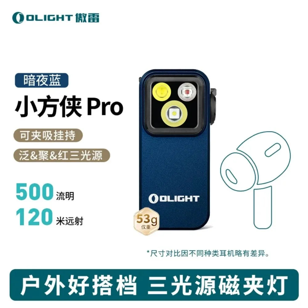 OLIGHT Oclip Pro S Mini Flashlight 600LM EDC Portable Headlight with 5 Light Modes Emergency Signal for Outdoor Use Outdoor Gear
