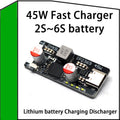 IP2369 PD3.1 45W 2S~6S Lithium Battery Charging & Discharging 3S, 4S, 5S Li-ion LiFePO4 BMS Fast Charger for Drones Power Tools