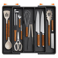 Kitchen Silverware Drawer Organizer Expandable Utensil Tray Adjustable for Spoons Forks Knives Flatware and Cutlery Organizer