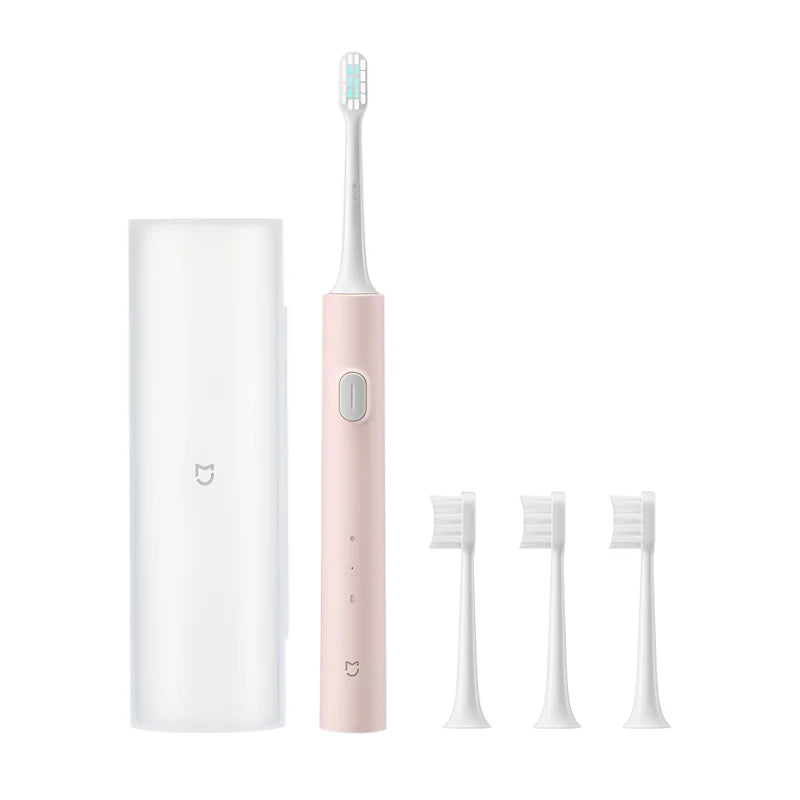 MIJIA T200/T200C Sonic Electric Toothbrush,2 Mode,2 Brush Heads,Whitening Toothbrush,USB‑C 25 Day Battery,IPX7 Waterproof