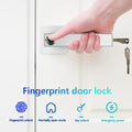 Fingerprint Electronic Zinc Alloy Semiconductor Smart Handle Door Lock Key Electronic Bedroom Sensitive Smart Biometric