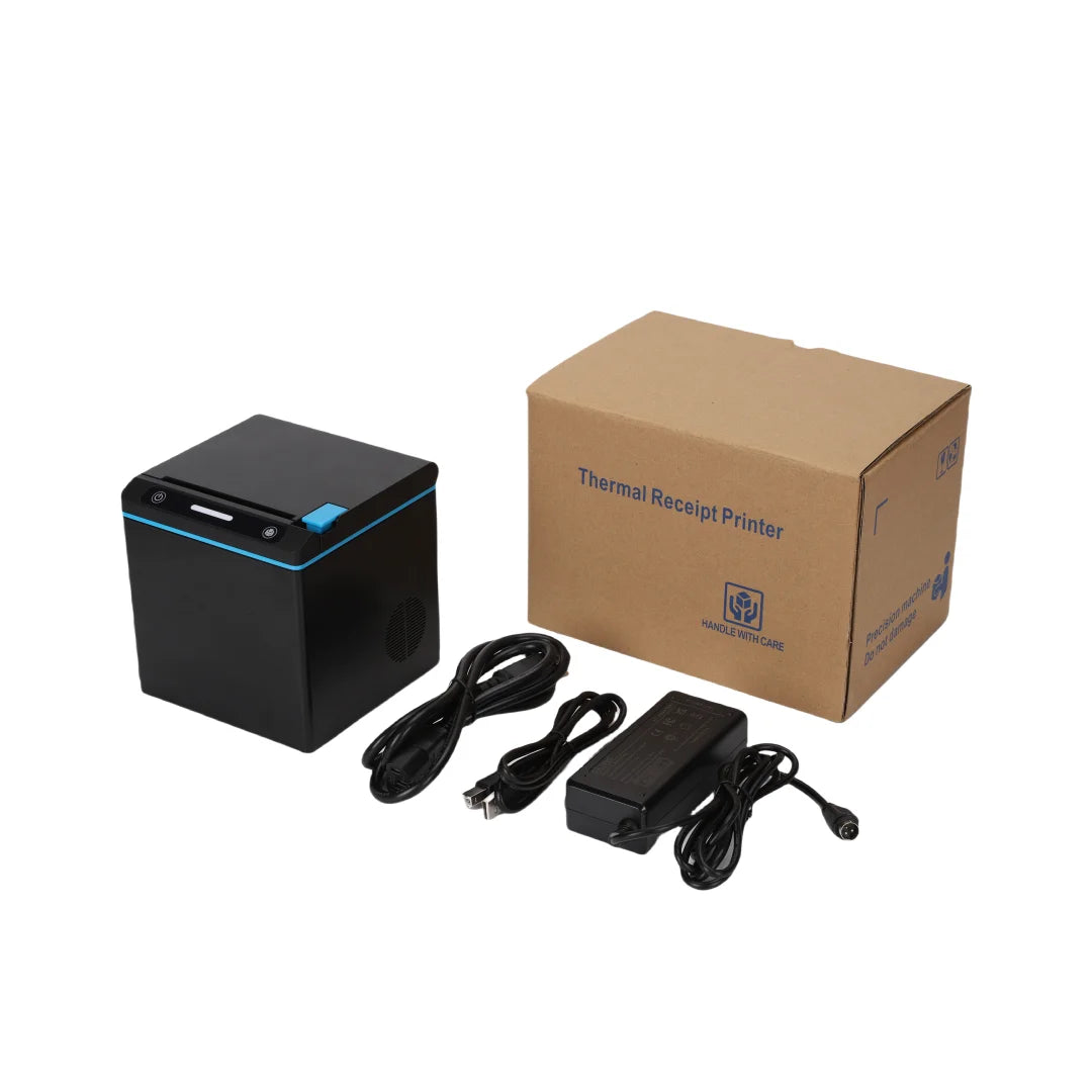 New 250mm/s Fast Speed 80mm Thermal Receipt Printers Bill Printer POS Printer With Automatic Cutter For Shop Restaurant