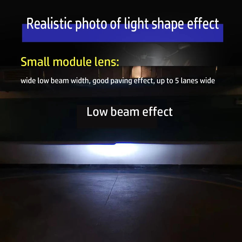 OWN DJM 1.5" MATRIX 42MM BI LED PROJECTOR LENS BILED HIGH LOW DUAL BEAM HEADLAMP MOTORCYCLE 1.5 INCH SQUARE MODULE MOTORBIKE