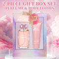 Eau de Parfum Spray and Body Lotion Gift Set Women's Fragrance Sets 3.4 Oz EDP Spray 2.8 Oz Body Cream Shine Angel 2 Pcs Gifts