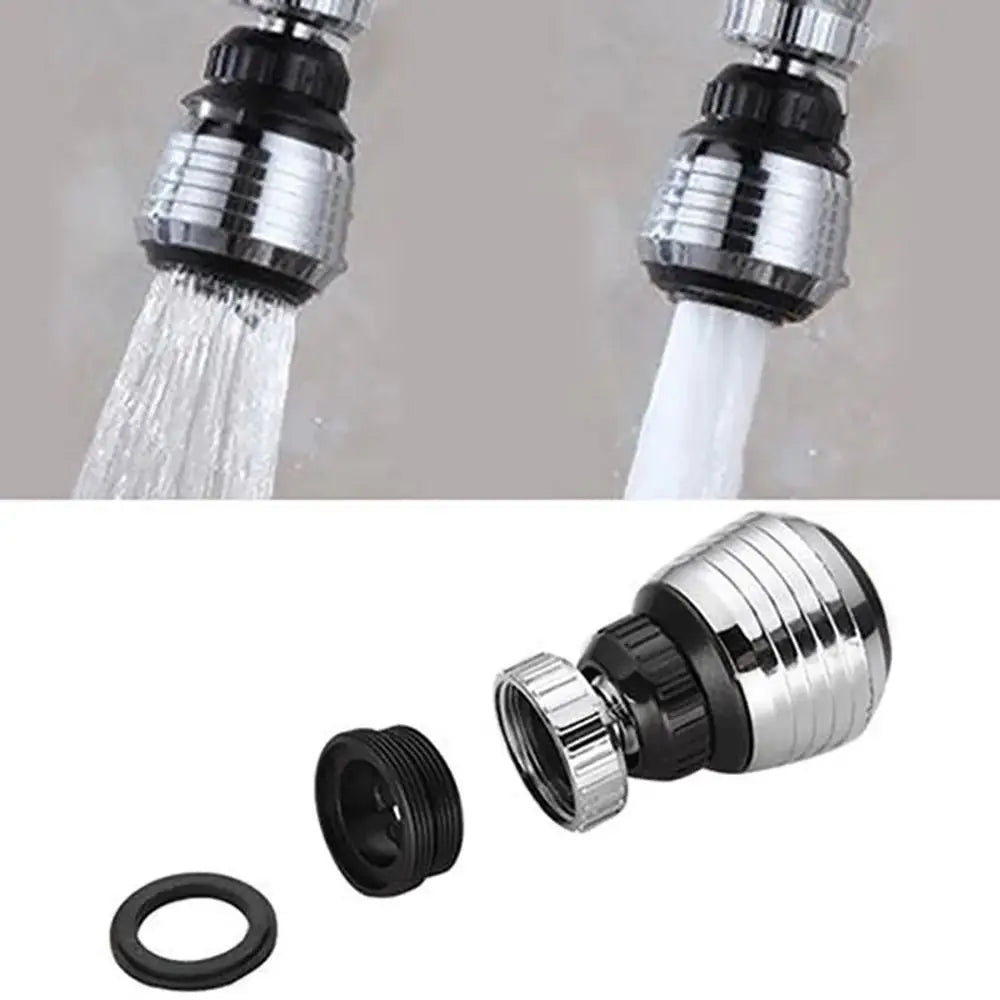 1Set Booster Nozzle Extender 360 Degree Faucet Water Saver Universal Rotating Bubbler Dual Mode Bathroom Kitchen Tools