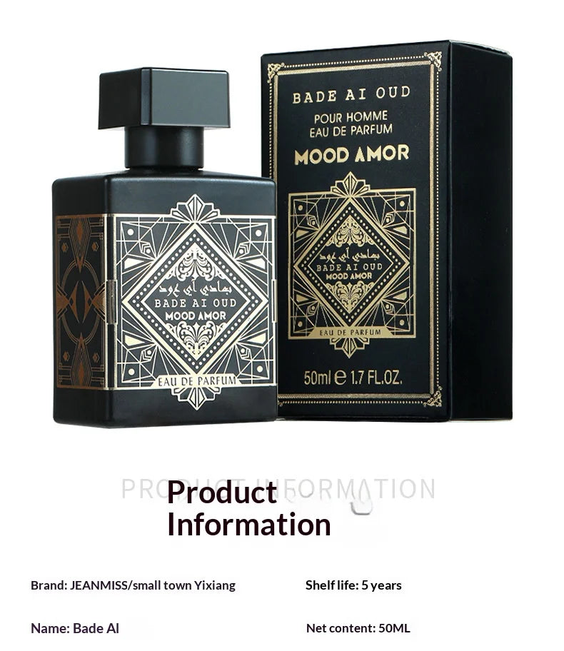 Leather Perfumes Man Perfume Spray Flirting Pheromone Long Lasting Men High-end Arabian Attract Gentleman Valentine Gift