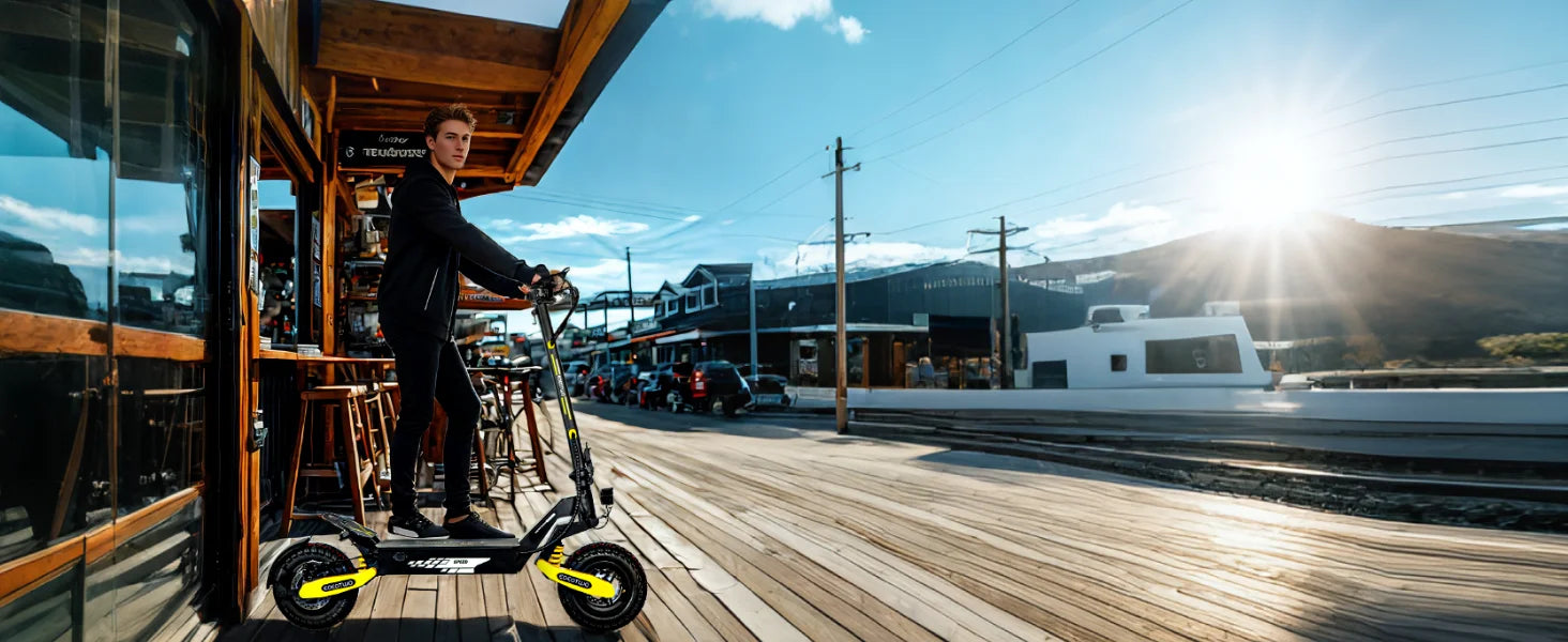 1200W Electric Scooter for Adult 48V13AH 28MPH 11'' Off-road Commuting E-Scooter