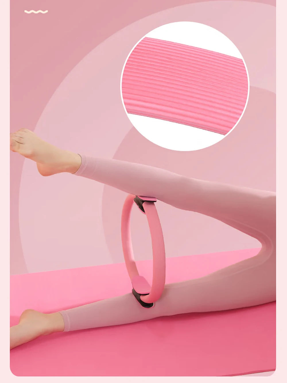 Yoga Pilates Ring Magic Circle Women Resistance Home Workout Back Thin Legs Shaping Postpartum Pelvic Floor Muscle Training