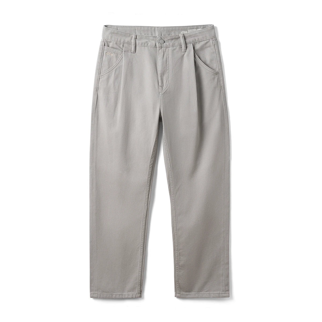 SIMWOOD Spring Summer New Loose Straight 10.5 oz Soft Fabric Jeans Men Casual  Denim Trousers