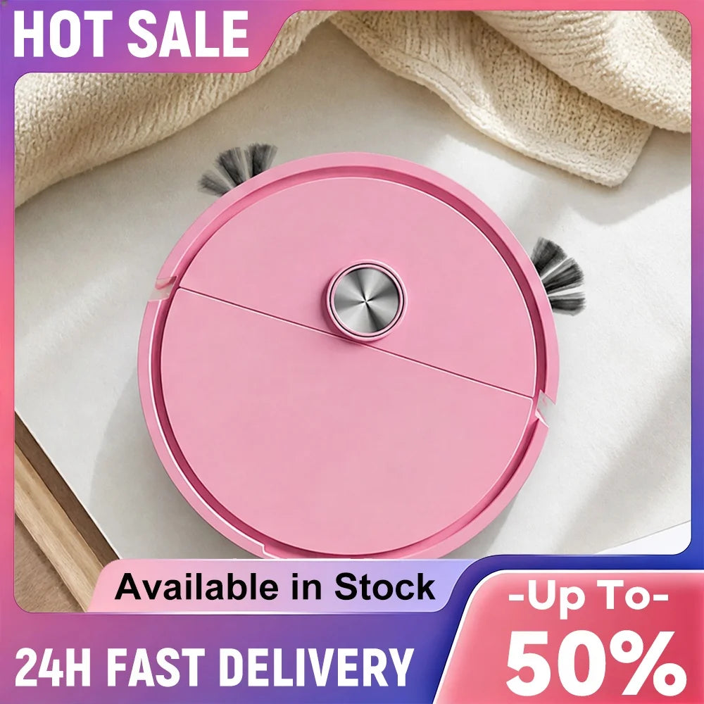 3 In 1 Intelligent Cleaning Robot Easy To Use Mini Robots Vacuum Cleaner Multi Function Sweeping Cleaners for Car&Home Cleanings