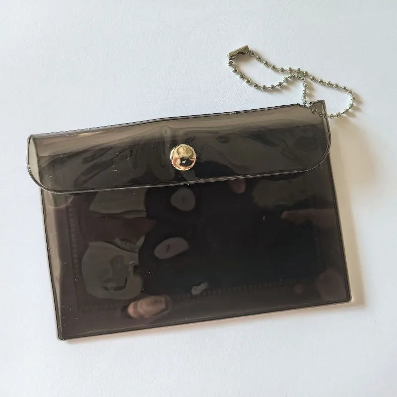 Transparent Laser Star Card Bag Children's Coin Purse Mini Cute Wallet for Women Cash Credit Card Holder Organizer