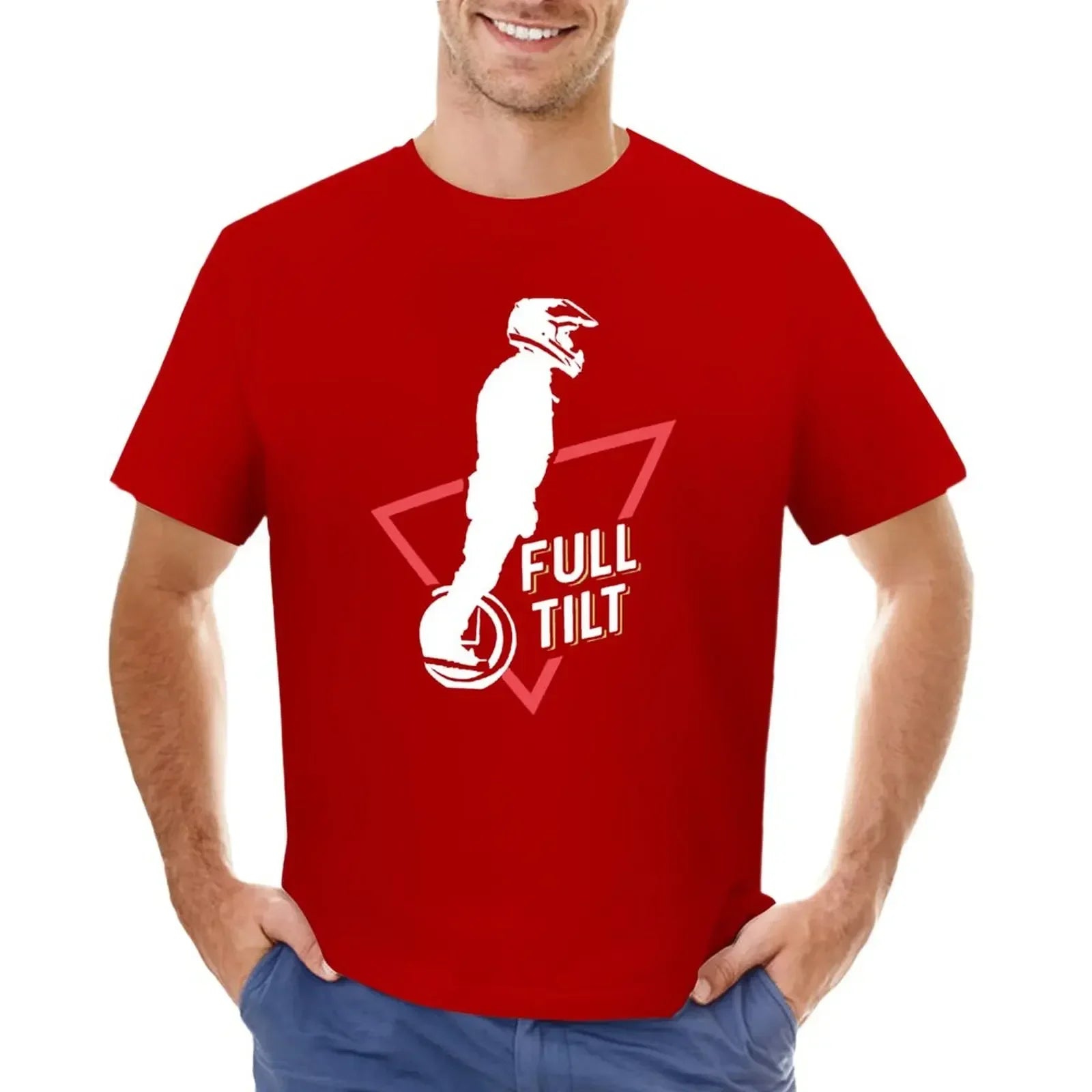 EUC-electric unicycle Full Tilt T-Shirt aesthetic clothes summer top cotton funny t shirts for men Short Sleeve Round Collar