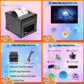 for AIXW 80mm Thermal Receipt Printer 203dpi Direct Thermal POS Printer for Supermarket Retail Shop Cash Register Bill