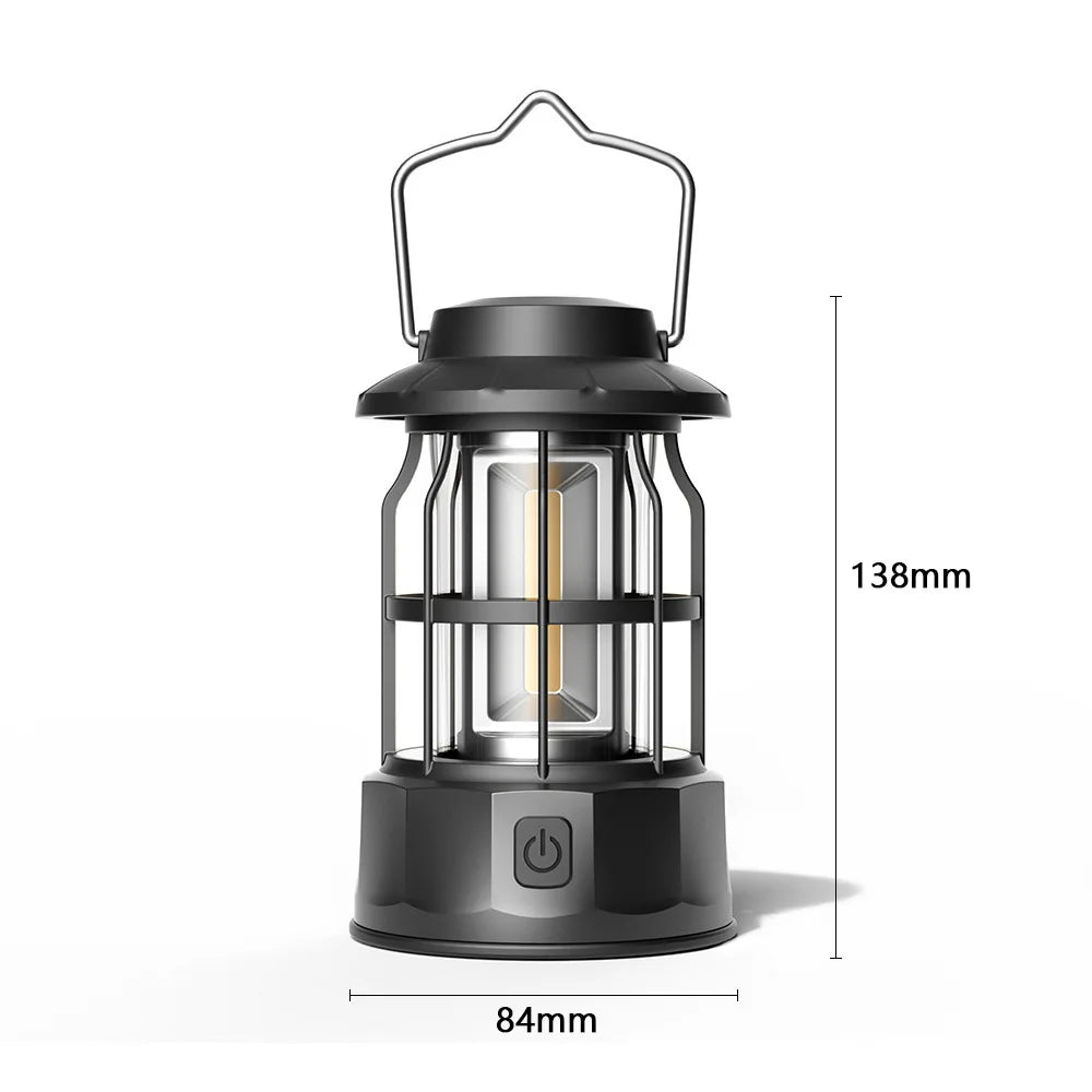 Outdoor Camping Lights Tent Portable Horse Lights Gifts Ningbo Retro Charging Camp Lights