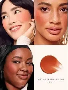Rare Beauty Soft Pinch Liquid Blush Silky Smoothly Long Lasting Plump Makeup Hope Love Virtue Happy Cream Blush Face Cosmetics