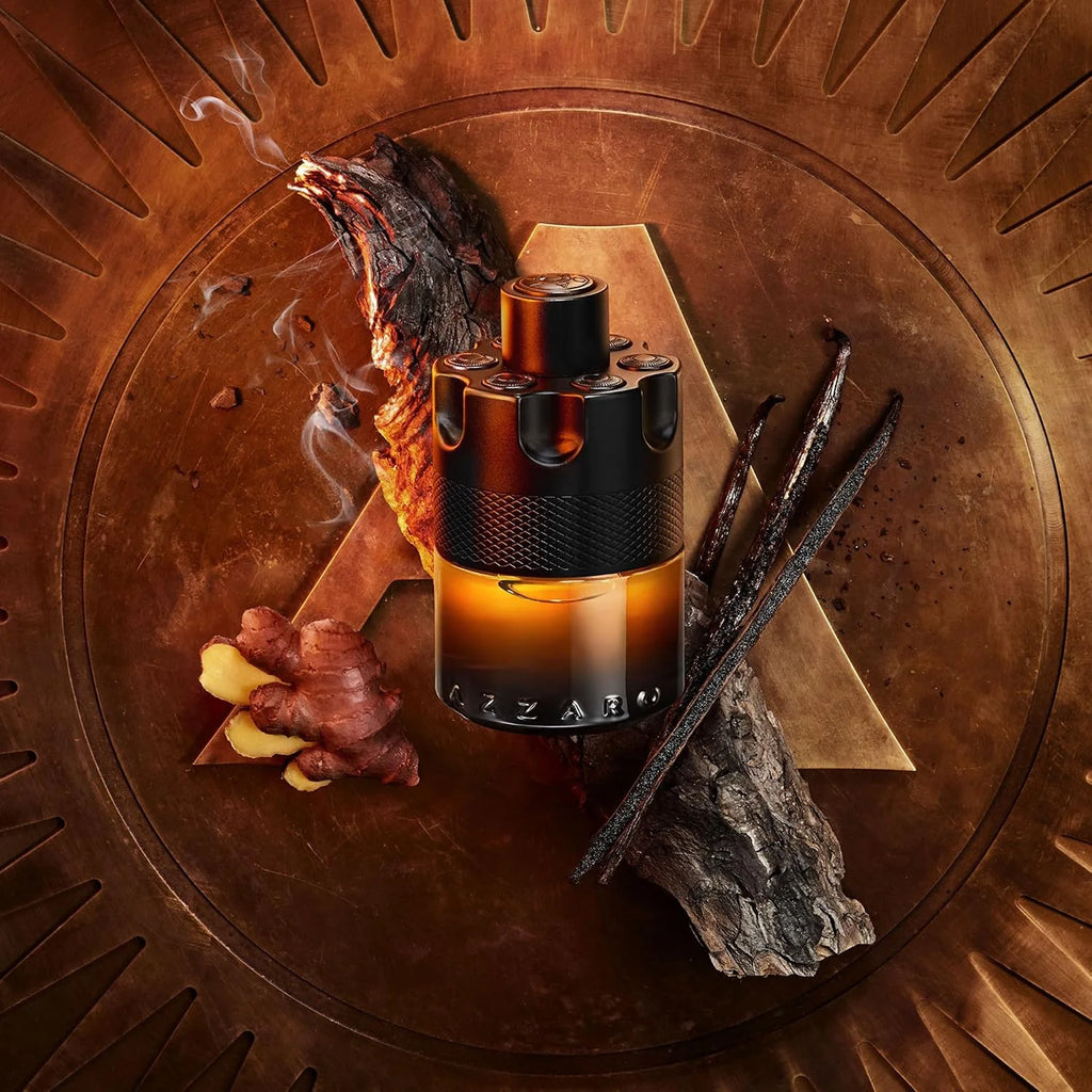 Azzaro The Most Wanted Parfum - Spicy Woody Cologne for Men Fragrance with Ginger, Woody Notes & Bourbon Vanilla - Long Lasting - Enhancing Mens Scent Perfect for Fall and Winter