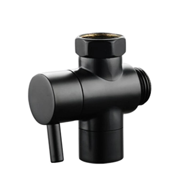 Inside 22mm Outside 24mm Shower Hose Water Diversion Valve Faucet Water Separator Changeover Valve One Inlet Two Outlet M4YD