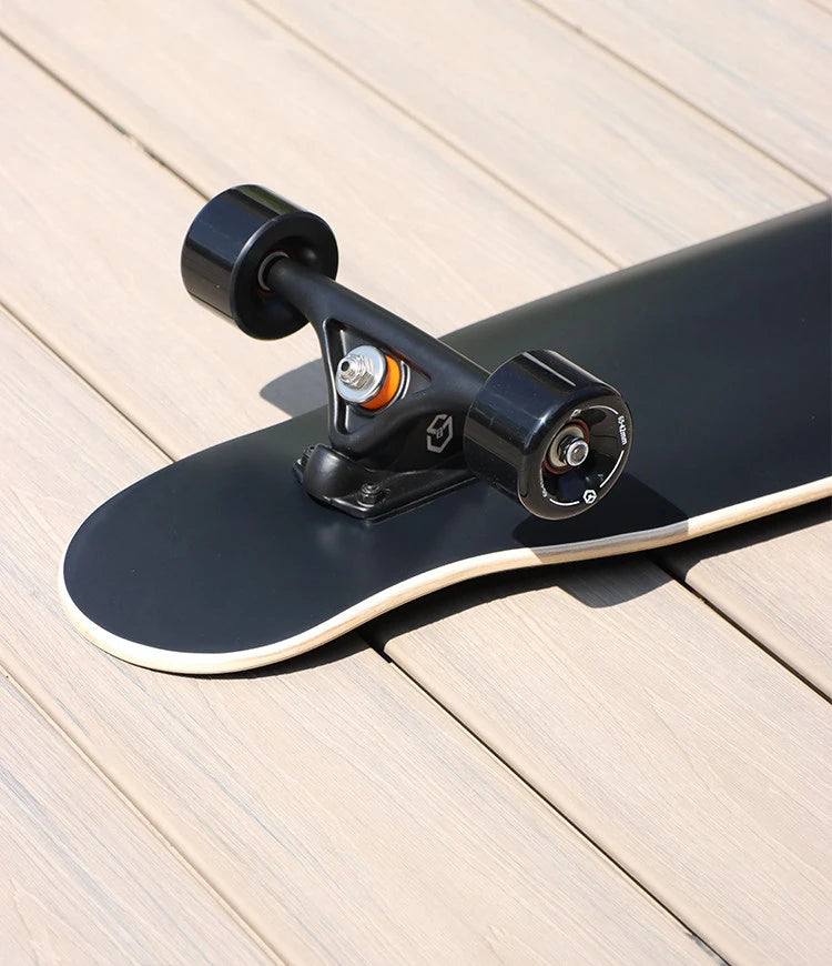 Longboard Skateboard Professional Dancing Board Complete Set for Girls Women Beginners Kids Adult Smooth Silent Wheels Street Cr