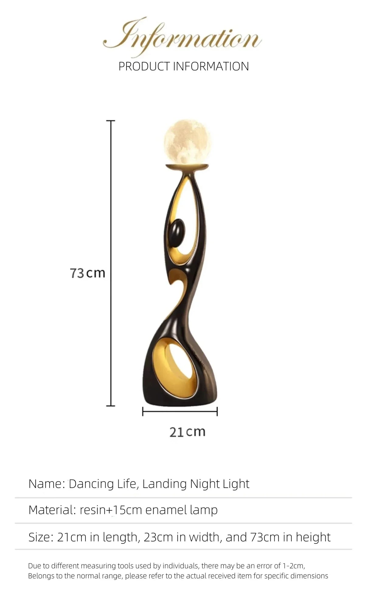 NEW Home Decoration Art Light Luxury Creative Living Room TV Cabinet Floor Decoration Night Glow Resin Sculpture LED Floor Lamp