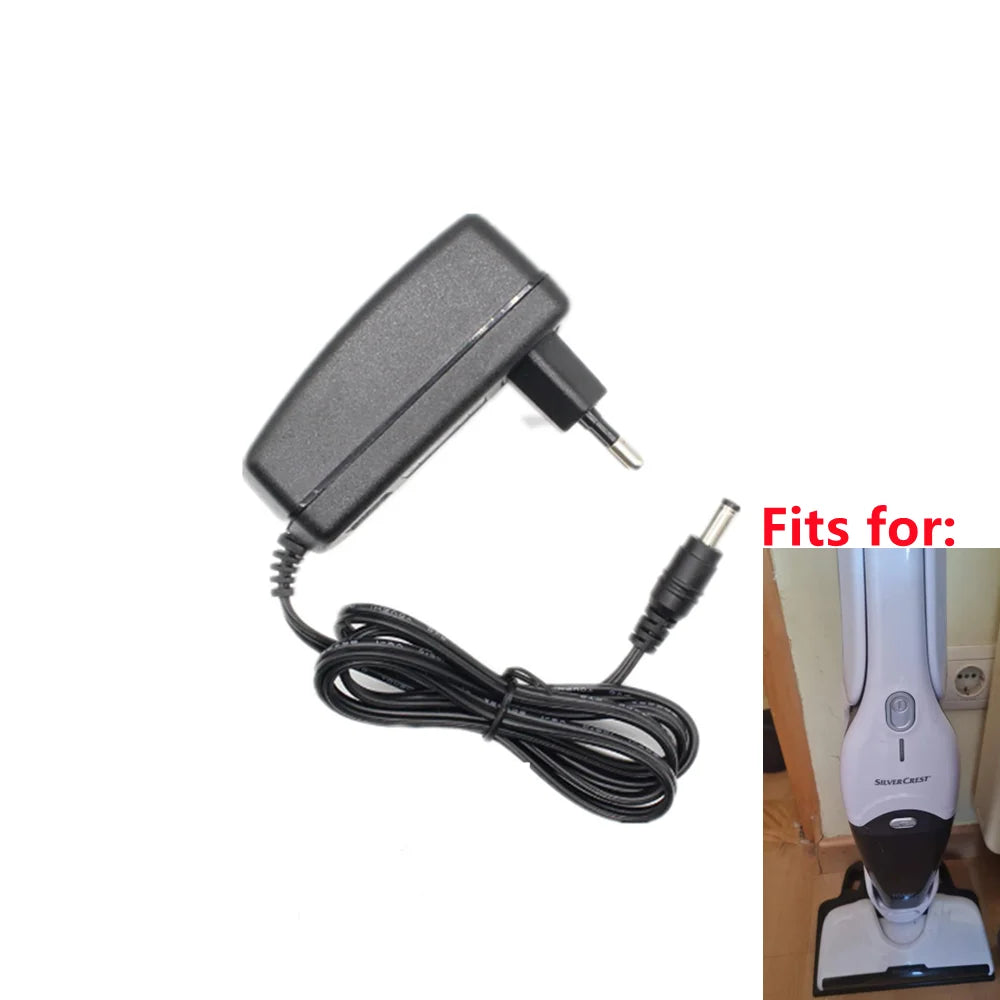 EU Plug Adapter Charger For Silvercrest SHSS 16 A1 Handheld Vacuum Cleaner Adaptor Part Accessories