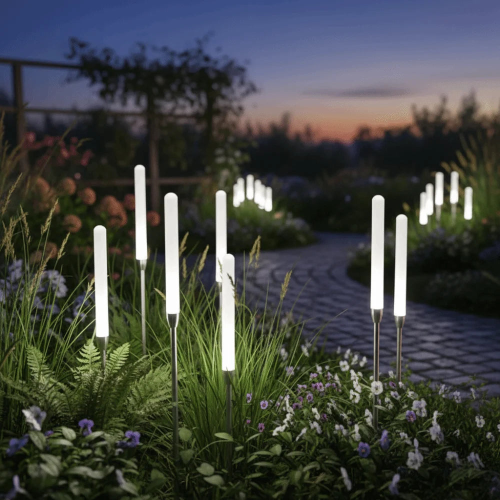 Decoration Waterproof Landscape Lighting LED Acrylic Lawn Lamp Ground-Mounted Frosted Acrylic Rod Outdoor Decorate Lamp Villa