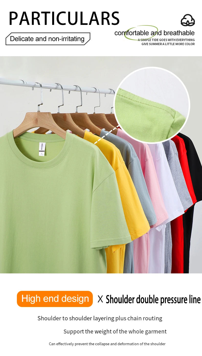 I Can Do It But I Don'T Want To Doprint Men T Shirts Summer Hip Hop Short Sleeve Cotton Y2K Loose Clothes O-Neck T-Shirt