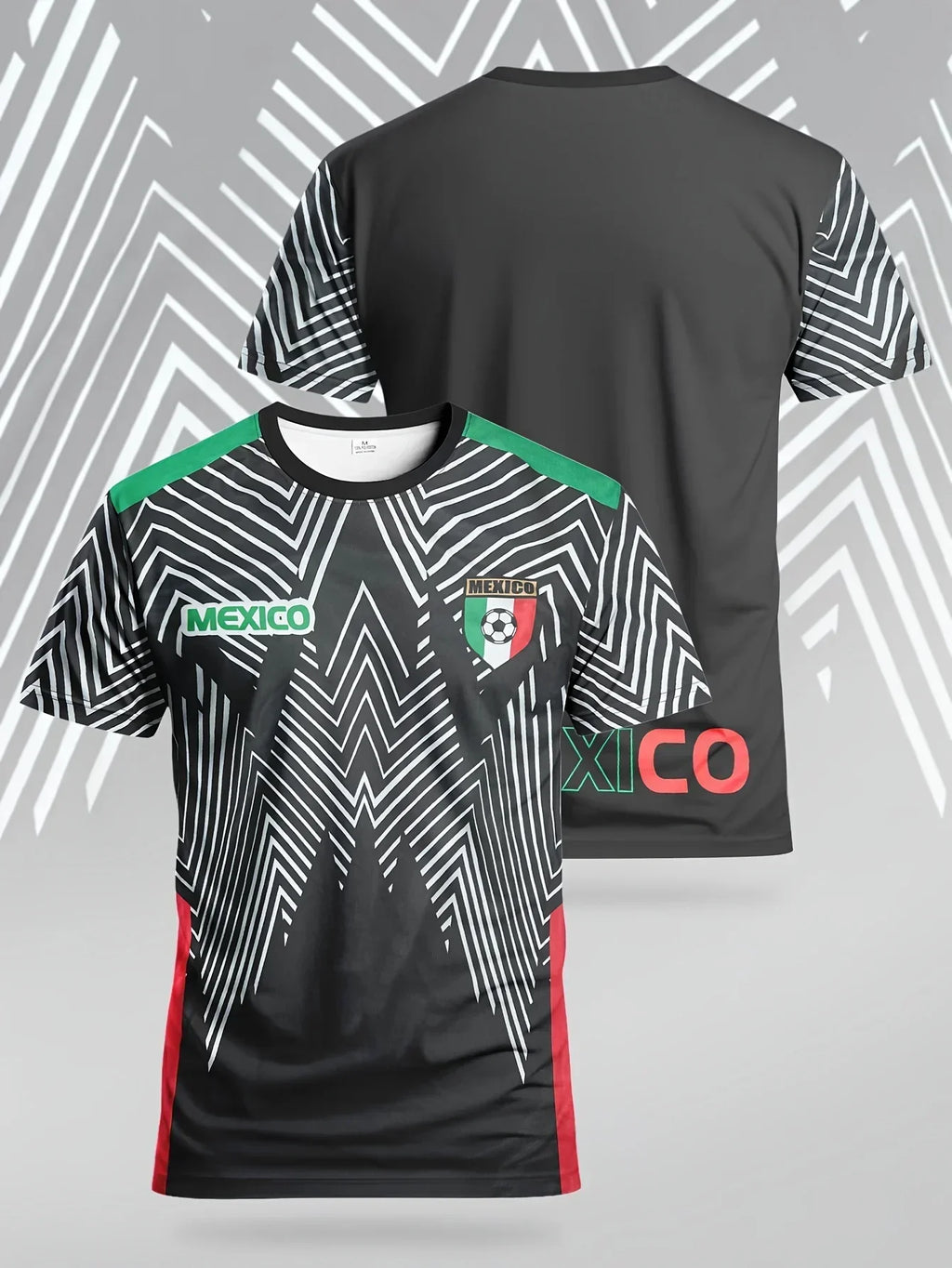 Latest National Mexico Soccer Jersey Unisex Top Shirt Mexican Adult Children Training Quick-drying Breathable Competition Suit