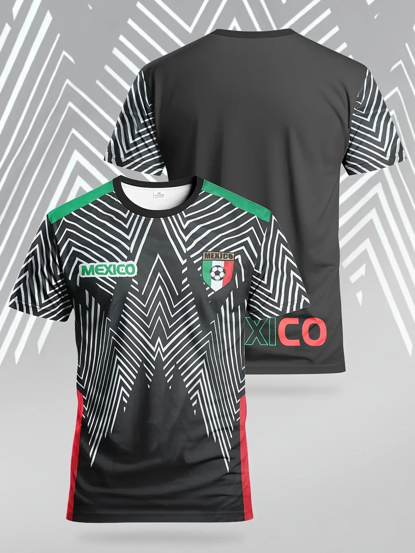 Latest National Mexico Soccer Jersey Unisex Top Shirt Mexican Adult Children Training Quick-drying Breathable Competition Suit