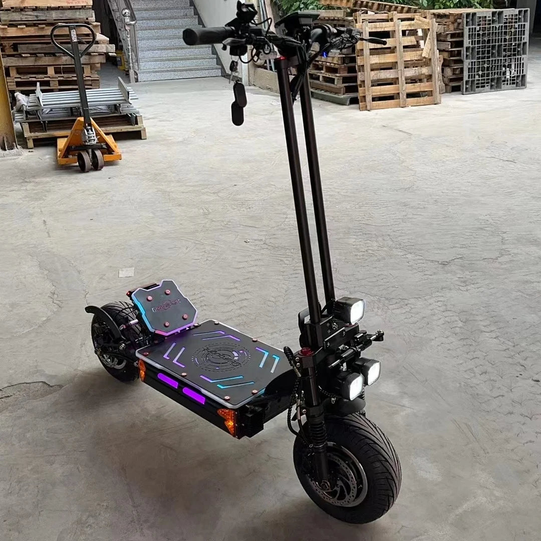 Geofought G14 13inch 14 Inch E Scooter 72V 10000w Dual Motor Top Powerful Scooter Fast Speed 40-100AH Adult Electric Scooter